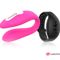 WEARWATCH - Dual Parvibrator med WatchMe-fjernkontroll Fuchsia/Jet