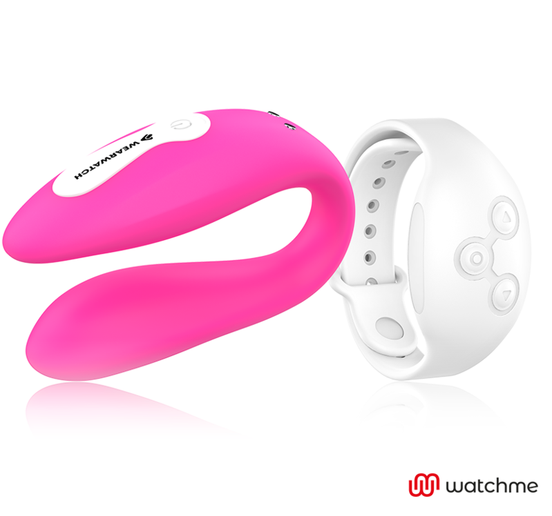WEARWATCH - Watchme Dual Parvibrator med fjernkontroll-klokke