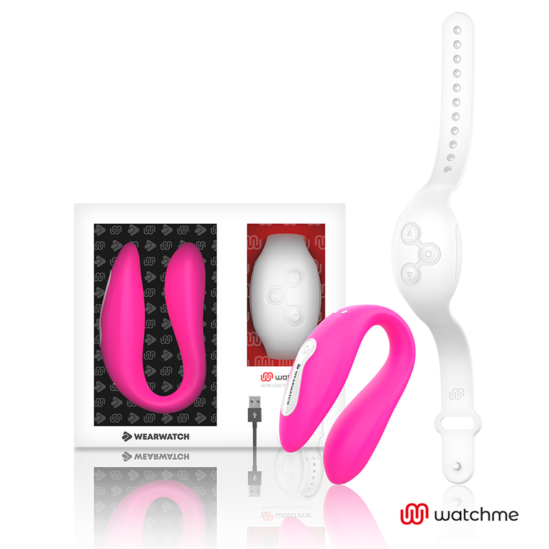 WEARWATCH - Watchme Dual Parvibrator med fjernkontroll-klokke