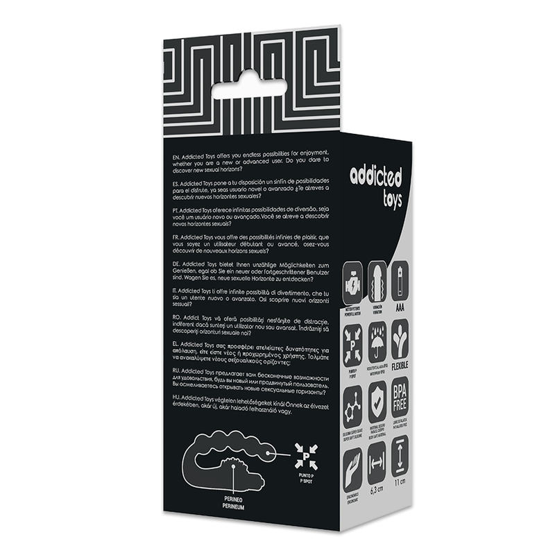 ADDICTED TOYS - Prostata Analmassasjeapparat med Vibrasjon