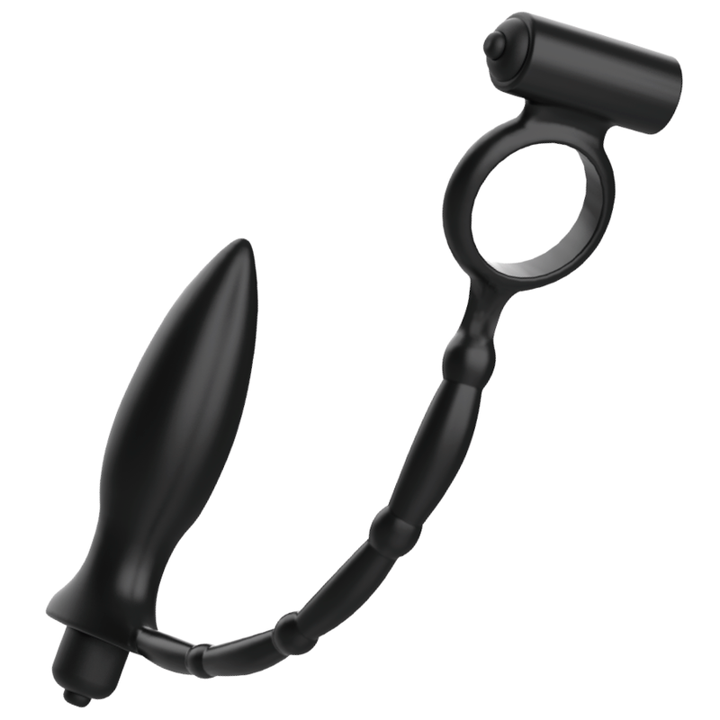 ADDICTED TOYS - Analplugg med Vibrerende Ring