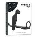 ADDICTED TOYS - Vibrerende analplugg med penisring 12 cm