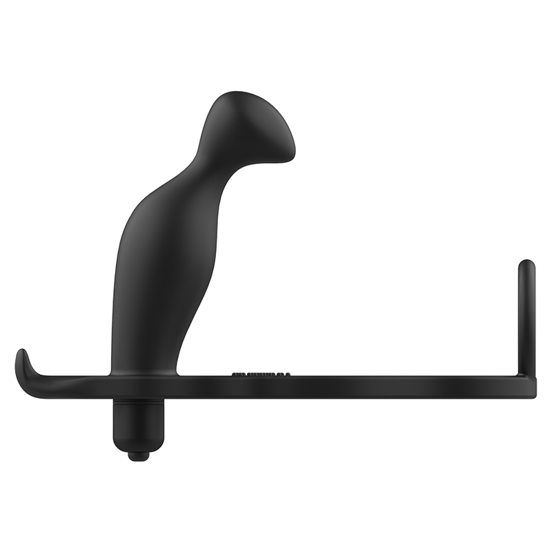 ADDICTED TOYS - Vibrerende analplugg med penisring 12 cm
