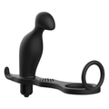 ADDICTED TOYS - Vibrerende analplugg med penisring 12 cm