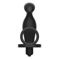 ADDICTED TOYS - Vibrerende analplugg med penisring 12 cm