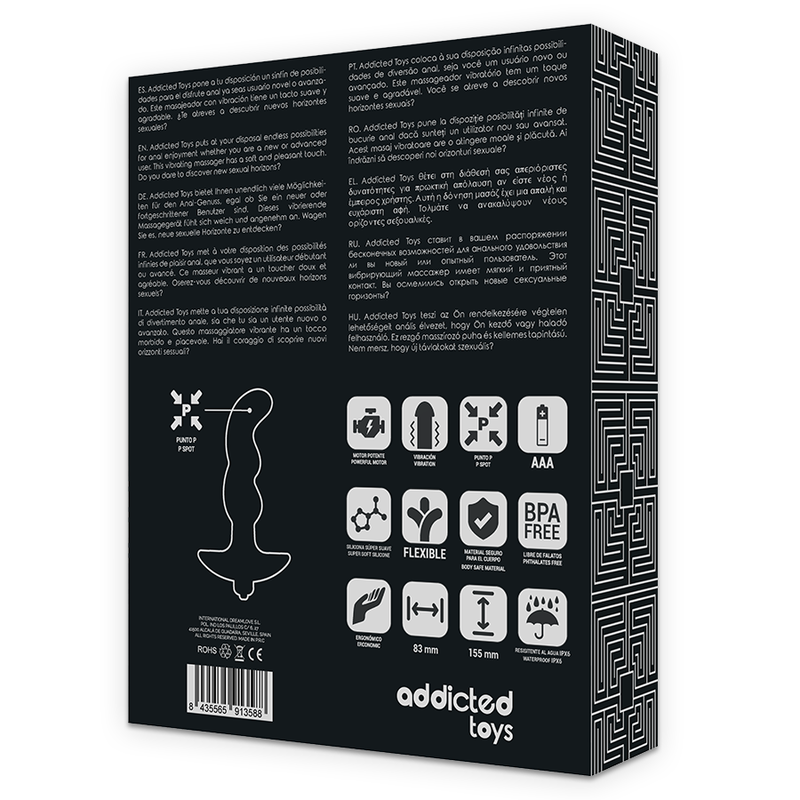 ADDICTED TOYS - Vibrerende prostatamassasjer Model 2